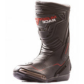 MUGENRACE BOT-MNR-2393 MOTOCICLETA DESPORTIVA BOTAS PRETO BRANCO